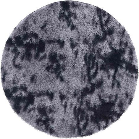 Maison Exclusive - Tapis Shaggy à poils longs NAVARRA gris foncé 100x100 cm