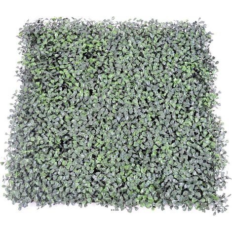 Plaque de Buis artificiel 50 x 50 cm très dense anti UV 3000H