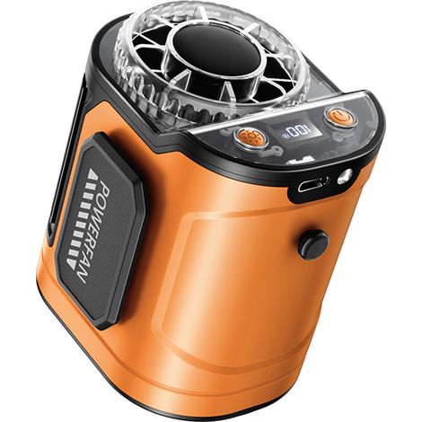 Ventilateur de Ceinture avec Refroidissement par Glace - Grande Puissance - 2-en-1 (Cou/Ceinture) - Extérieur - Alovez