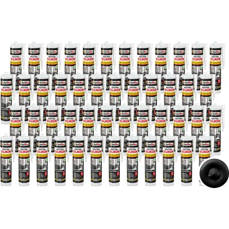 IsolBau Silicone Neutro Nero Neutralsilikon 48 x 300ml (1/5)