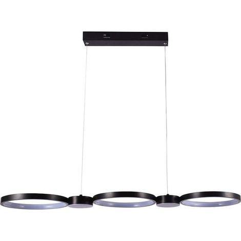 V-TAC Lampadario LED con 3 Cerchi 38W in Metallo 97.426110cm Bianco Caldo