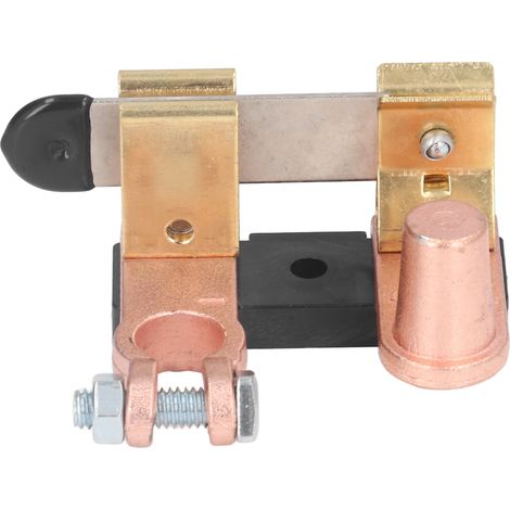 12V-24V Batterietrennschalter, Flachschütze aus massivem Messing, Stromtrennschalter, Hauptleistungsschalter für Fahrzeuge, Einbau in Schalttafeln. (1/5)