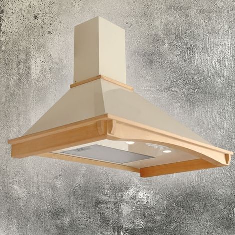 Akpo wk-4 rustica country 450 m3/h wandhängend beige, Holz (1/3)