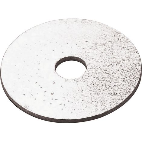 METALMATE® Zinc-Plated Repair Washer, 6mm Inner Diameter x 20mm Outer Diameter x 1.25mm Thickness, Pack of 100 (Model: MEMWAR620Z)