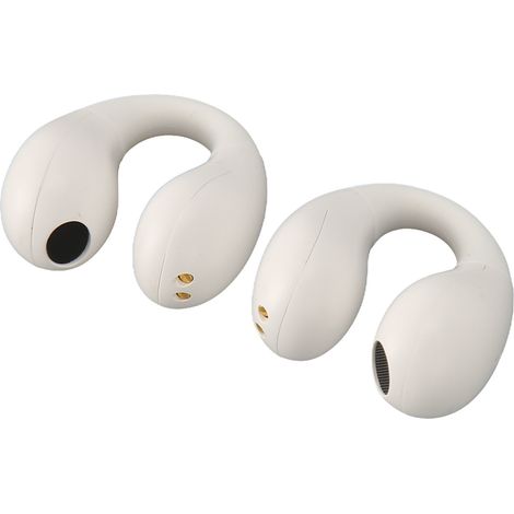 Écouteurs de traduction, prenant en charge 74 langues et 70 accents, Bluetooth 5.3, réduction du bruit, livrés avec un étui de chargement, blancs. (1/5)