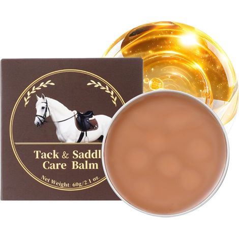 Nettoyant pour Cuir À la d'abeille – Polissage Intense Crème Réparatrice pour Équipement Équestre pour bottes, gants, sacs, vestes, intérieurs auto (1/5)