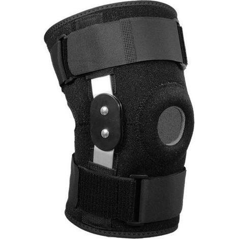 Genouillère articulée monobloc avec sangle et stabilisateurs latéraux de rotule Femeo (1/5)