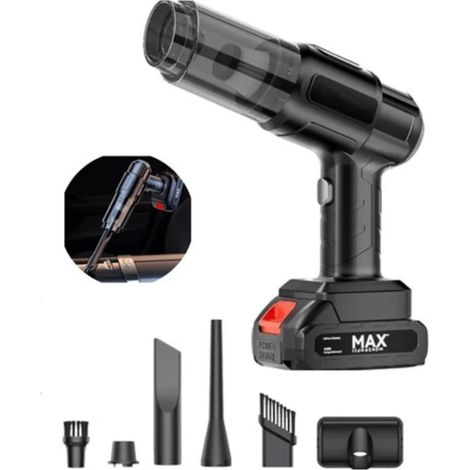 Trade Shop - Mini-Staubsauger-Wireless-Staubsauger tragbarer Autobatterie nach Hause -