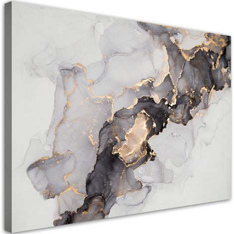 Quadro su tela, Astrazione della trama in marmo - 100x70 (1/5)
