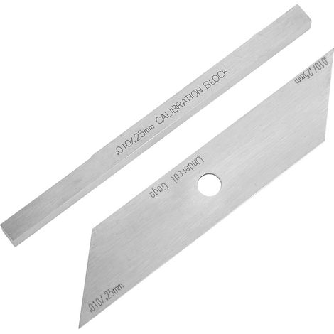 jauges de contre-dépouille de précision pour soudage, avec bloc d'étalonnage en acier inoxydable. (1/5)