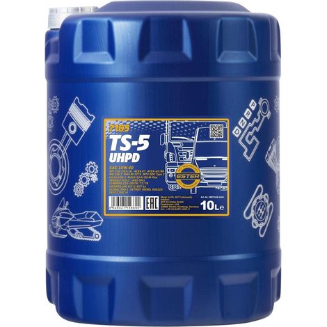 Huile moteur TS-5 10W-40 Huile ACEA E7 ACEA A3/B4 API CI-4 API CH-4 API SL UHPD 10 L (1/5)