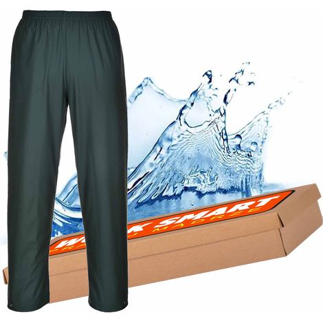 S451 - Pantaloni classici Sealtex, oliva, taglia piccola (1/2)