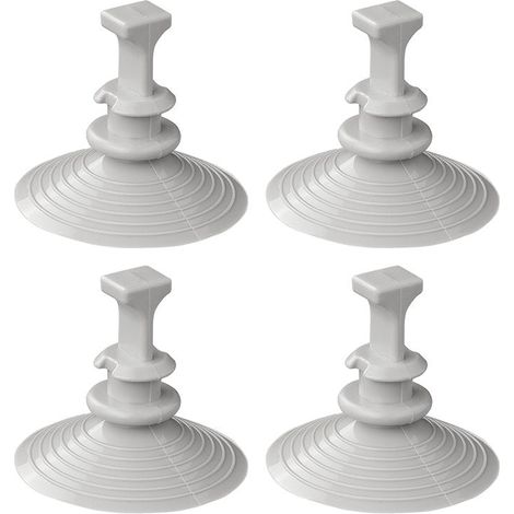 Fixation par ventouse pour déflecteur thermique - lot de 4 pièces