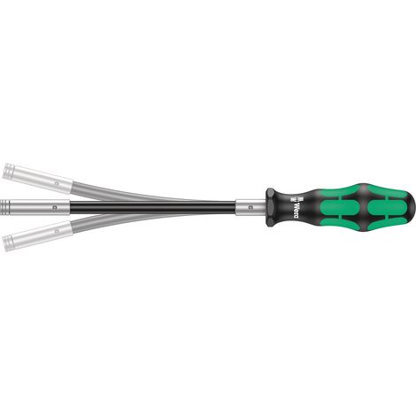 Wera Bithandhalter 393 S 1/4" con imán para puntas L.173,5 mm flexible de 3 componentes - 5028161001