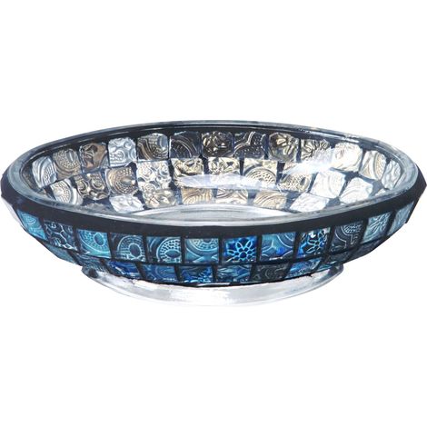 CRYSTAL PORTASAPONE VTR MOSAICO BLU (1/3)