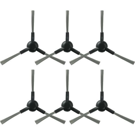 Cepillos laterales de repuesto para aspiradoras Dreame L10s Ultra Gen 2/L10s Pro Ultra Heat/L40s Ultra CE/L40s Ultra AE/L10s Pro Ultra/L20 Ultra/X30 Ultra/Mova E30 Ultra (paquete de 6) (1/5)