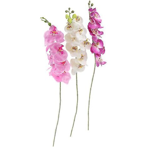 3 künstliche Orchideen
