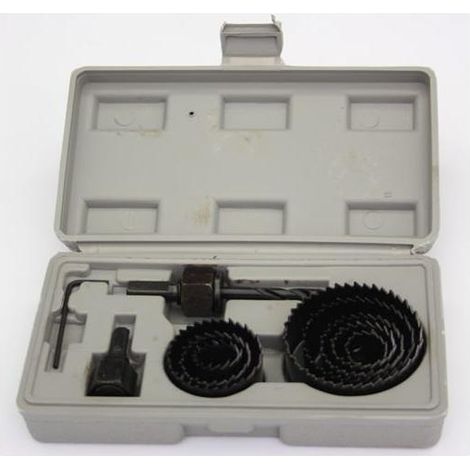 Holesaw Set silver c8251 11 Teile 19-64 mm