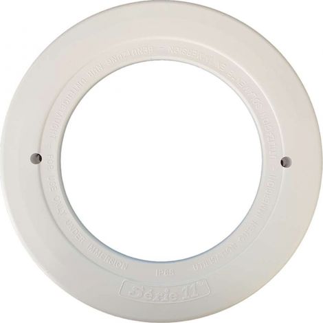 Hayward – Collerette projecteur piscine Série 11 COFIES 300W – Blanc – Diamètre 27 cm – Compatible SP0512-PJ11-3478-3481-3487 – ABS