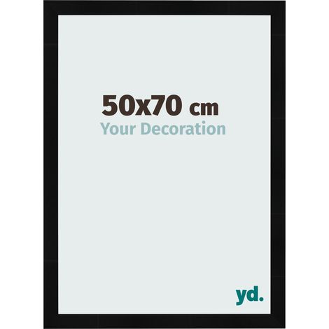 yd. - Cadre photo 50x70 - Noir Brillant - MDF - Pisa (1/5)