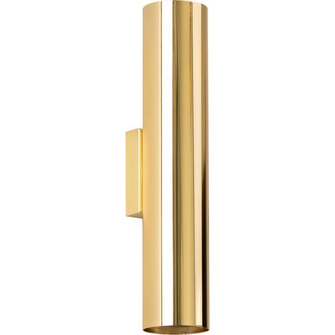 Lampada da parete Bellix 2 GU10 oro lucido Lumilo 12.117.02 (1/5)