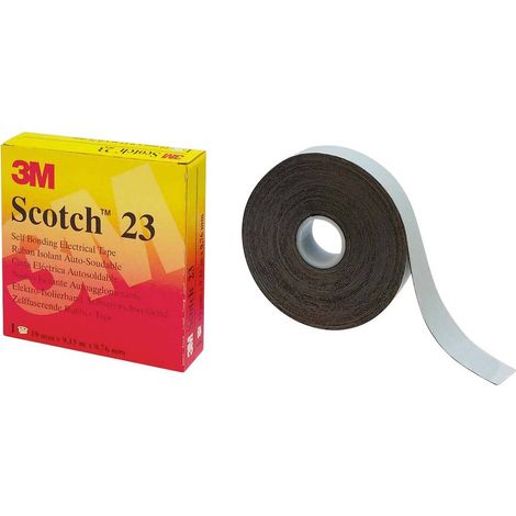 Ruban isolant 3m scotch 23 auto-amalgamant étanche 25 mm (1/2)