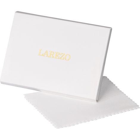 PANNO BIANCO PER PULIRE E LUCIDARE GIOIELLI IN ARGENTO E ORO (1/4)