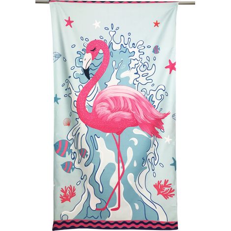 Flamingo Serviette de plage Grand format 90 x 170 cm (1/4)