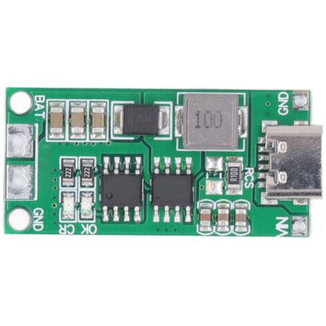 Pair Module de chargeur de batterie Type C à 8.4V, bonne Protection, tension Boost, carte de charge au Lithium, vert 1A