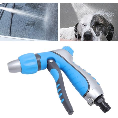 Pistolet de Pulvérisation de Jardin High Pressure avec 3 Fonctions (ABS, Zinc, 285g, 1 Nozzle + 1 Connecteur) pour Arrosage, Lavage Auto et Nettoyage (1/5)