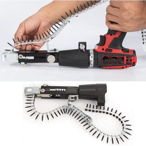 Adaptateur de pistolet à vis de chaîne de carnaval pour la Saint-Valentin, adaptateur de chaîne à vis automatique pour perceuse électrique (1/5)