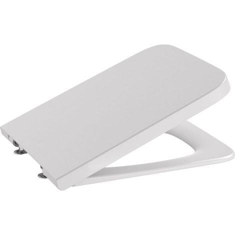 Tapa y asiento de SUPRALIT® para inodoro con caída amortiguada SQUARE INSPIRA - ROCA Color: Perla (1/2)