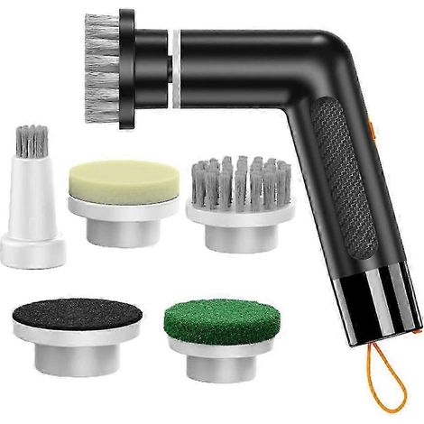 Handliche automatische Fugenreinigungsbürste, tragbarer Handschrubber, kabelloser elektrischer rotierender Duschschrubber - JXLGV (1/5)
