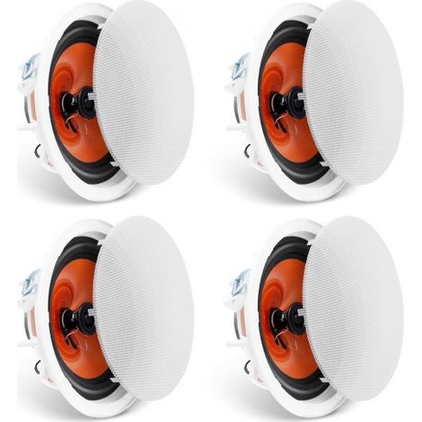 Haut-parleurs de plafond 20 3 cm mural encastré 100 W chaque 4PCS (1/5)