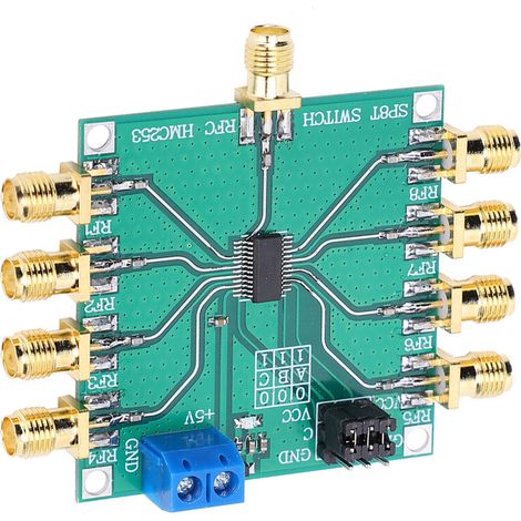 Commutateur RF unipolaire à huit positions, composants électroniques non réfléchissants HMC253, 2,5 GHz CC (1/5)