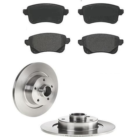 KIT FRENI POSTERIORI compatibile con RENAULT TALISMAN GRANDTOUR (KP) - DISCHI + PASTIGLIE OEM: P 68 064 / 18604C /SOSTITUZIONE DIRETTA/BASSA POLVERE/SILENZIOSO (1/5)
