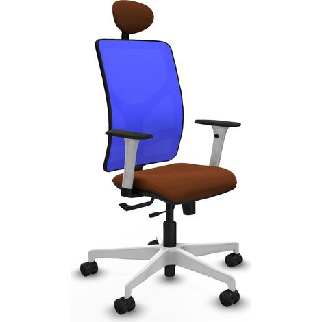 Silla de oficina piqueras y crespo Motilla blanco espuma alta densidad (1/2)
