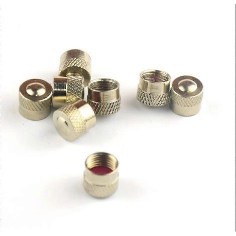 Bouchons de valve en aluminium pour pneus de voiture, 30 pièces, 9 x 8,2 mm (1/5)