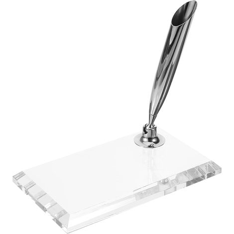 stylo individuel en acrylique motif stylo base carrée (1/5)