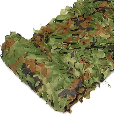 Filet de Camouflage,Filet de Camouflage en Tissu Oxford,Filet Militaire,Pare-Soleil extérieur,Chasse,Décoration,2x2m (1/5)
