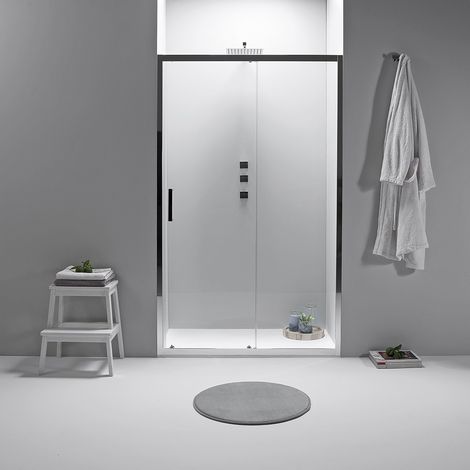 PORTA DOCCIA NICCHIA ELITE 130 CM SCORREVOLE TRASPARENTE (1/5)