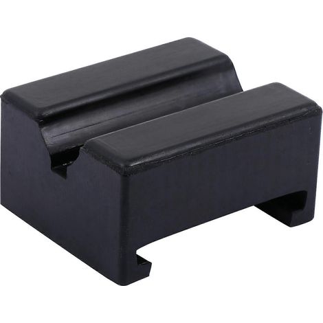Patins carrés pour cric, patins en caoutchouc ultra-résistants, patins universels pour cric-7X6CM-Black