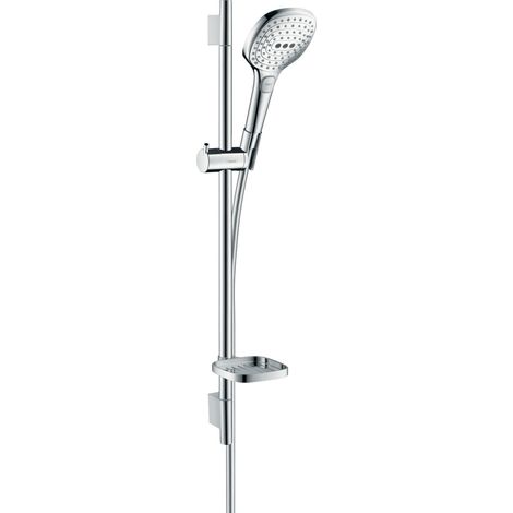 Hansgrohe Raindance Select E - Brausegarnitur 120, EcoSmart 9l/min, 3 Strahlen, verchromt 26622000 (1/2)