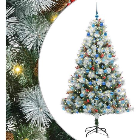 Árbol de Navidad artificial verde y 210 cm vidaXL (1/5)