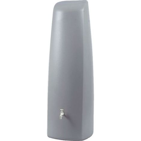 Serbatoio per acqua piovana Elegance da 400 litri  Serbatoio decorativo 60x60x180 cm grigio  Contenitore per acqua piovana