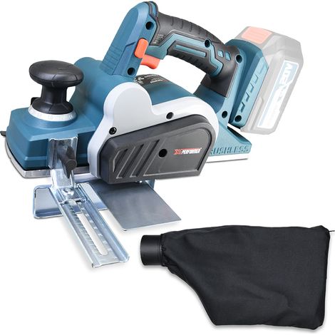 Rabot sans fil 20V avec moteur brushless livré sans batterie ni chargeur