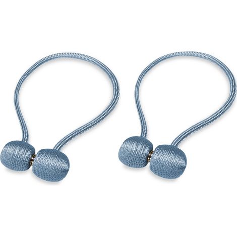 CALAMITA ferma TENDA SMART © TIEBACK fibbia per tende 2 PEZZI Azzurro