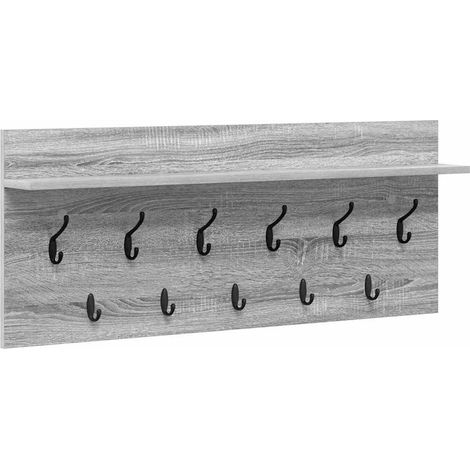 Maison Exclusive - Wandmontierter nachttisch Graues Sonoma 100 x