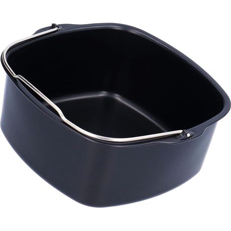 Fryer Accessories, Air Fryer Cake Pan, Fryer Baking Accessories, Iron Cake Baking Barrel, For Restaurants, Bakeries, Pastries, Kitchens (1/5)
