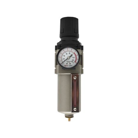 Filtro con regulador decantador de instalaciones neumáticas                 Caudal de aire 4500 - Medida rosca 3/4"